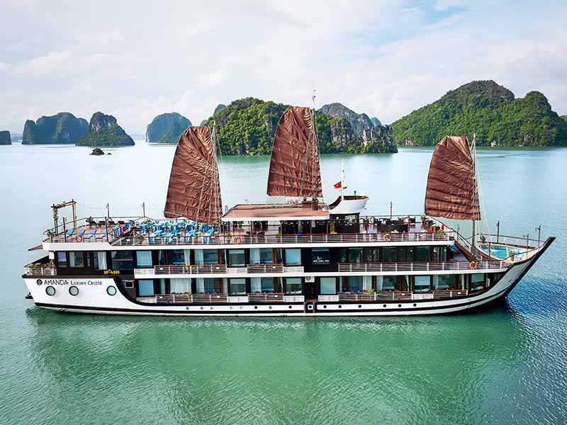 Amanda Luxury Lan Ha Cruise - 2 Days 1 Night - Halong Bay & Lan Ha Bay