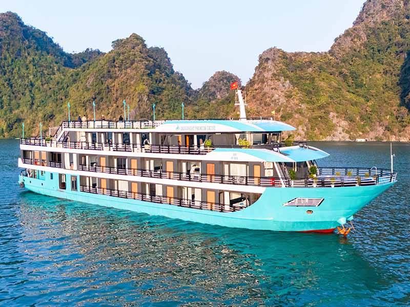 Dragon Bay Premium Cruise - 2 Days 1 Night - Halong Bay & Lan Ha Bay