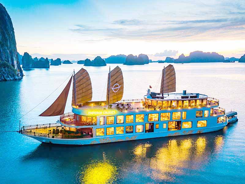 Emperor Cruises - 3 Days 2 Nights - Halong Bay & Lan Ha Bay