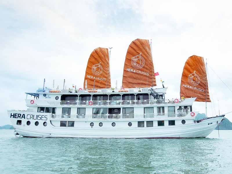 Hera Grand Luxury Cruise - 3 Days 2 Nights - Halong Bay & Lanha Bay