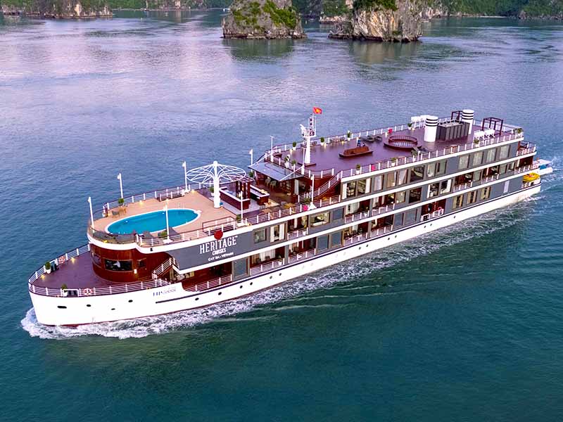 Heritage Cruises - 3 Days 2 Nights - Halong Bay & Lan Ha Bay